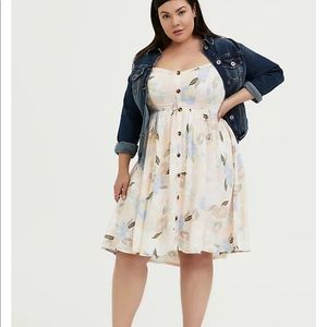 NWT Floral hi-lo dress